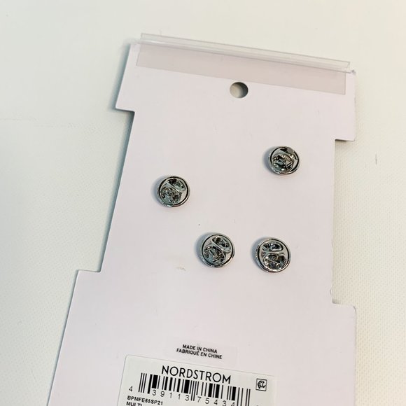 NEW BP IDGAF black white yin yang enamel heart pin set - Picture 3 of 3